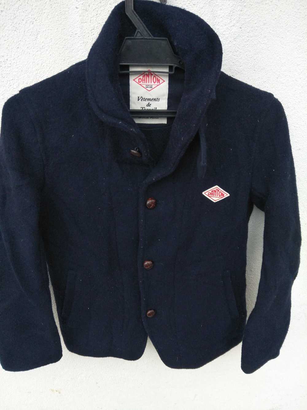 Danton Danton Wool Navy Blue Jacket - image 4