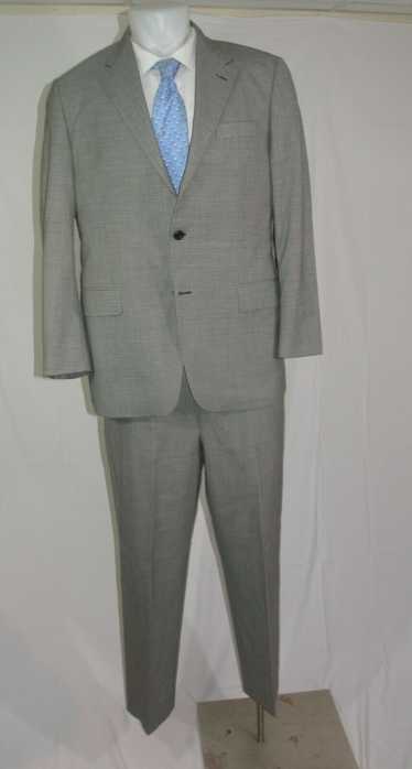 Hickey Freeman Lindsey Flat Front Two Button Suit 