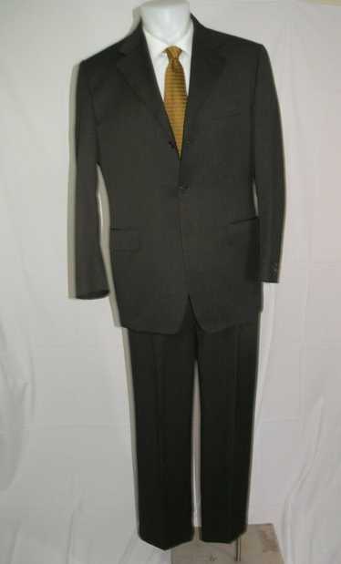 Canali 13320 Brown Tic Pattern Three Button Suit 4