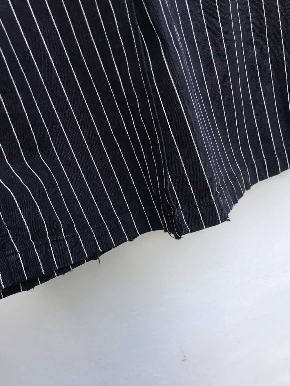 Japanese Brand Thanx God Distressed Stripes Long … - image 11