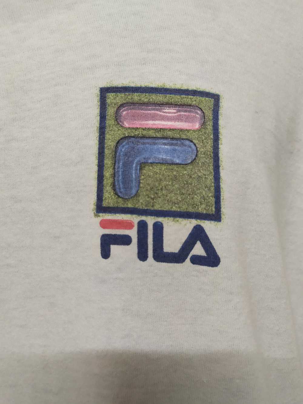 Fila × Japanese Brand Vintage Fila Tshirt Simple … - image 2