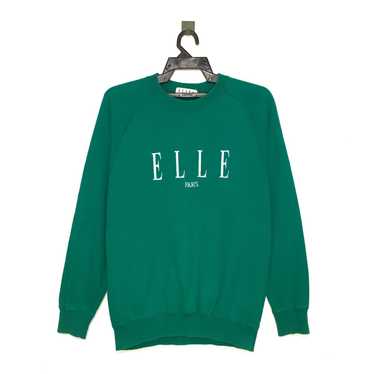 Vintage Vintage Elle Paris Embroidered Spellout S… - image 1