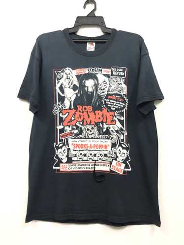 Band Tees  Vintage Retro Classic Rod Zombie Spooks Poppin