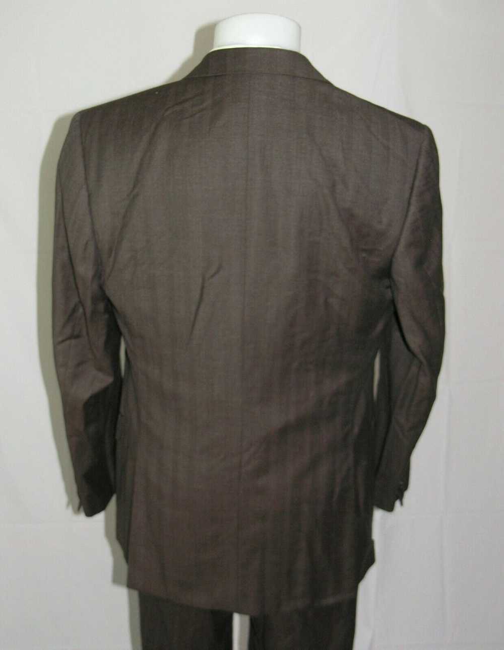 Ermenegildo Zegna Trofeo Brown Subtle Stripe Vint… - image 8