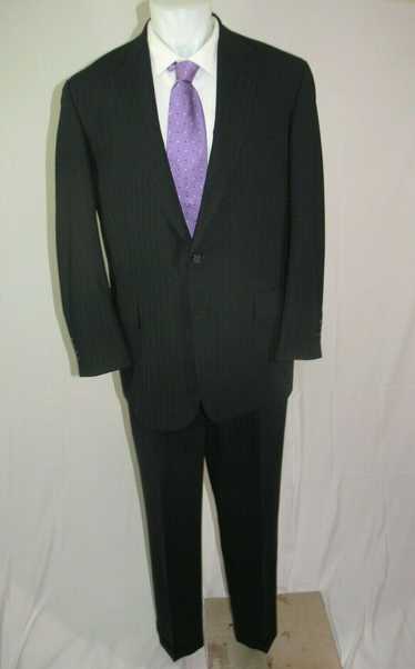 Brooks Brothers Brookscool Navy Blue Pinstripe Two