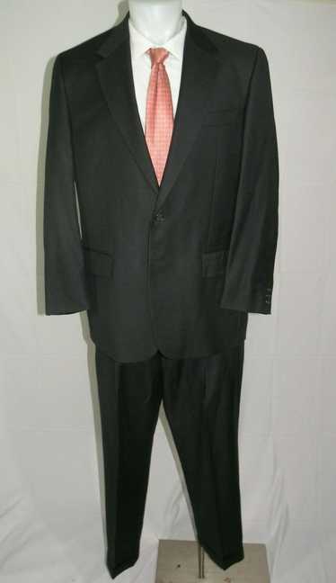 Corneliani CC Collection Solid Charcoal Two Button