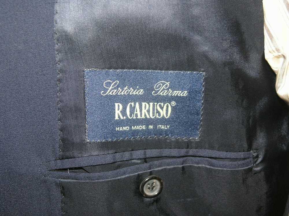 Raffaele Caruso Sartoria Parma Blue Cashmere Thre… - image 11