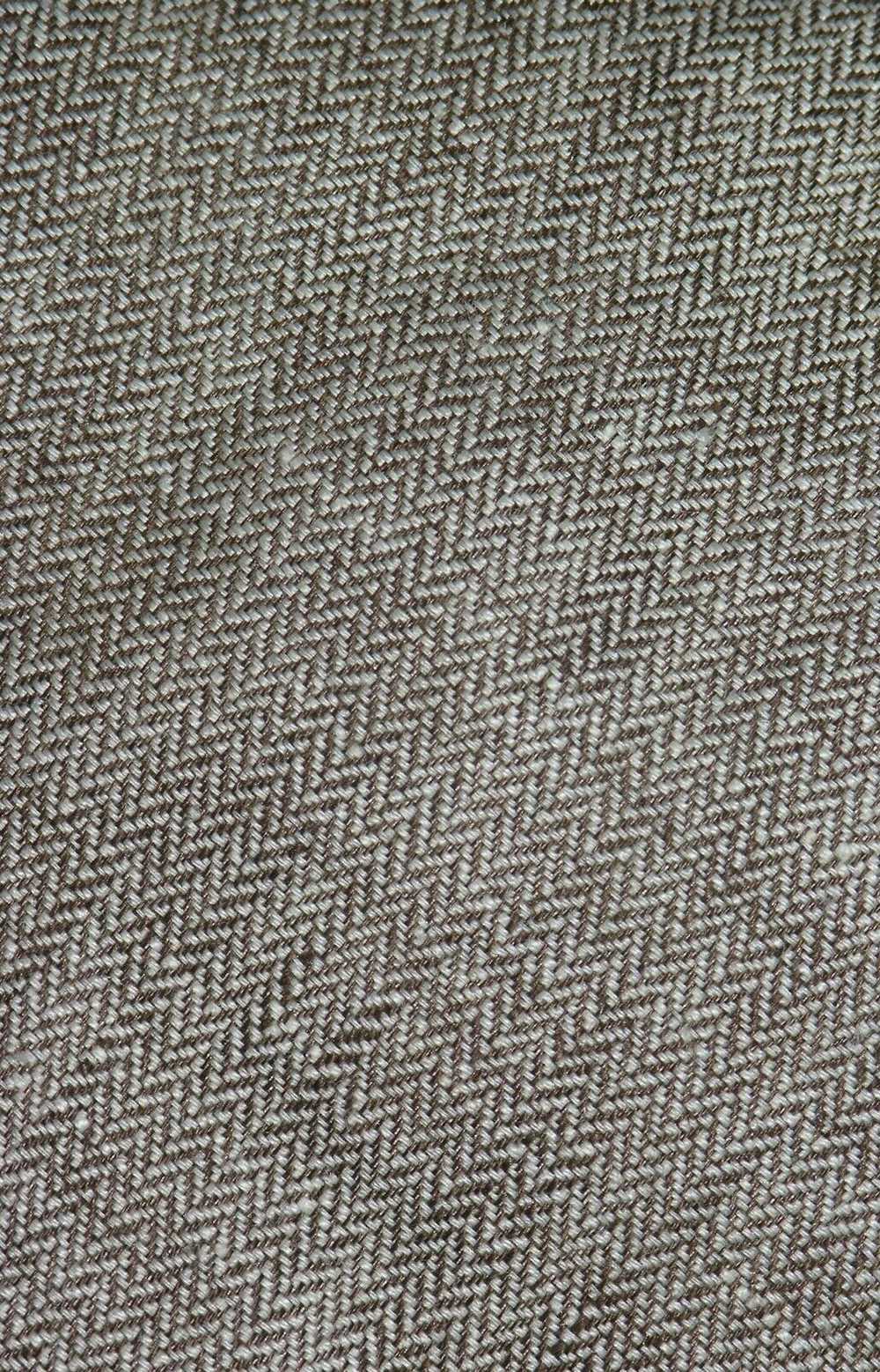 Kiton Herringbone Classic Width 100% Linen Tie - image 3