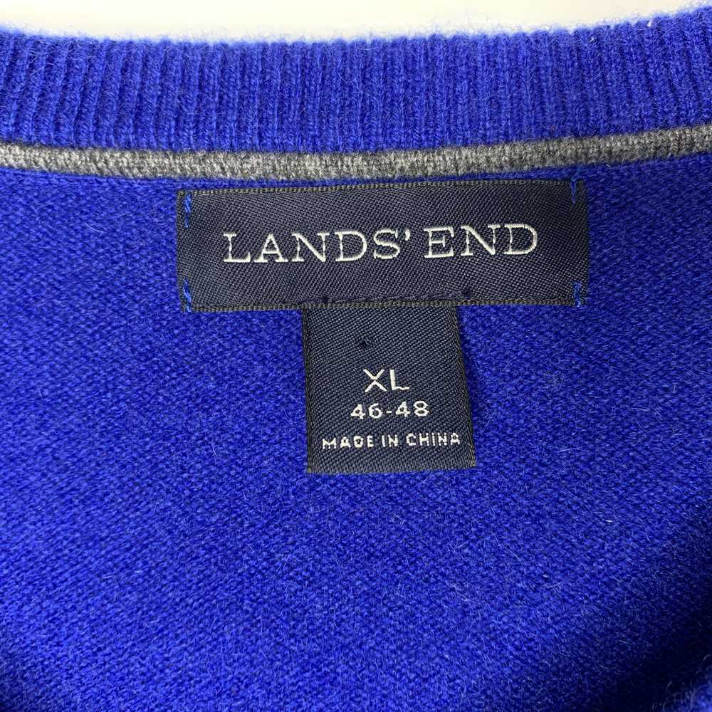 Lands End Lands End 100% Cashmere Mens Size XL Bl… - image 2