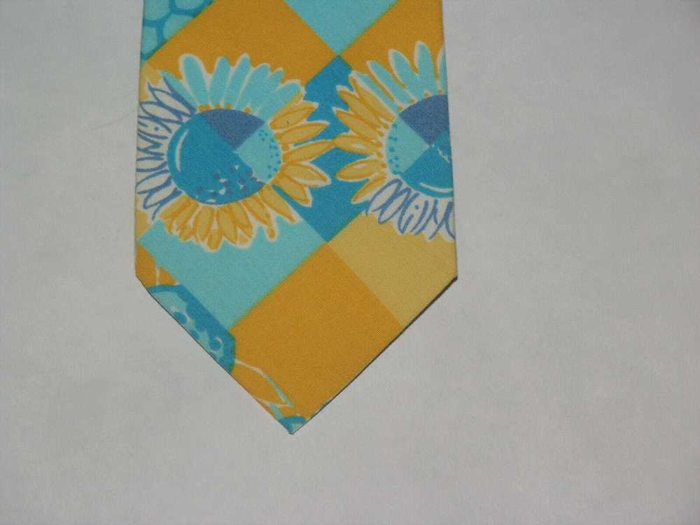 Other Lilly Pulitzer Cotton Floral Short Tie - image 2