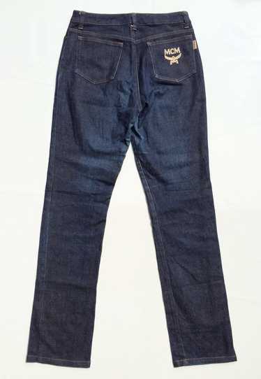 MCM × Vintage MCM Legere Denim Trousers Pant Embro