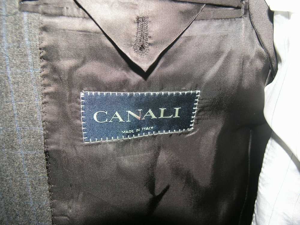 Canali Three Roll Two Super 130 Suit 38S - image 12