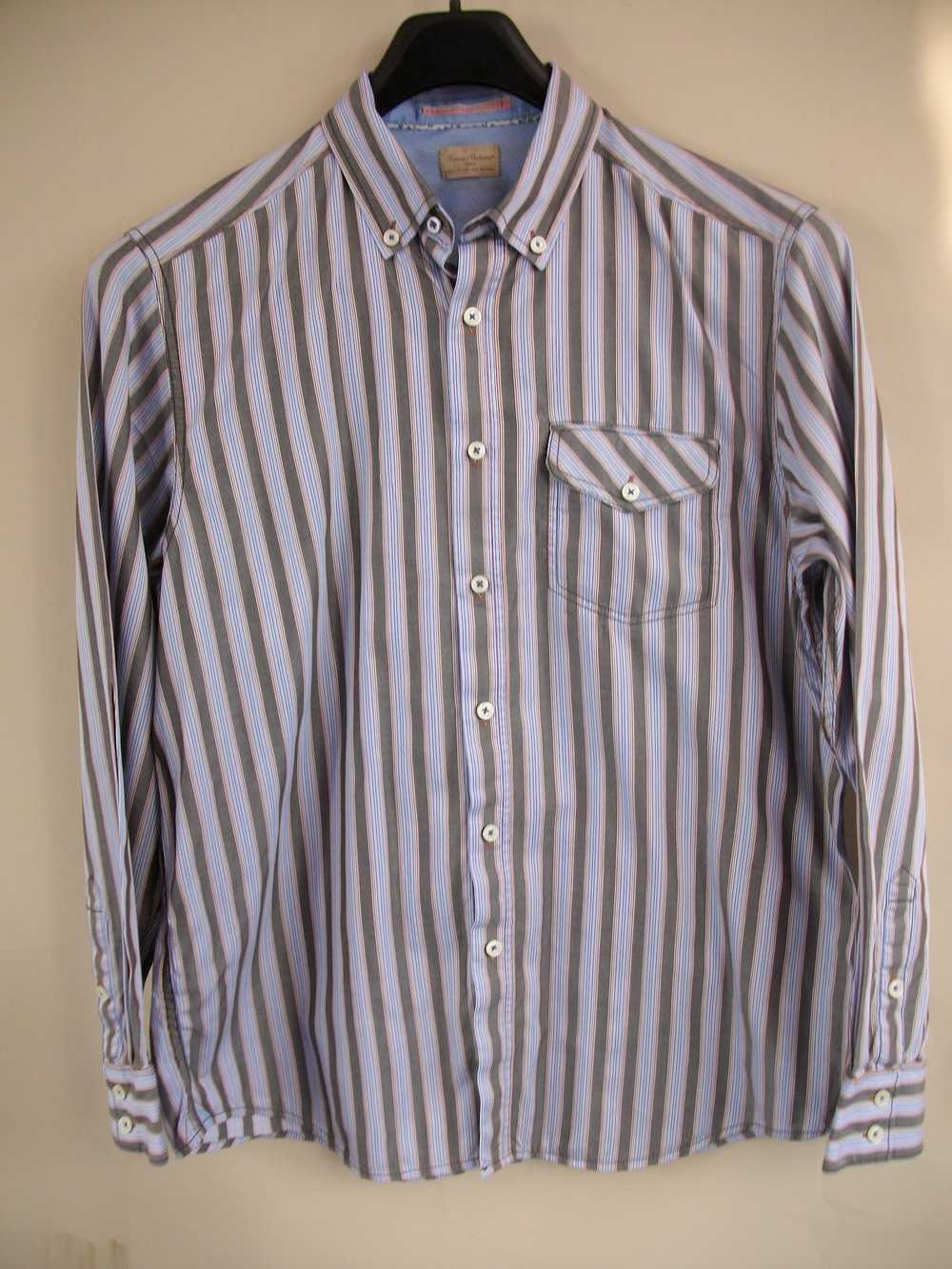 Tommy Bahama Tommy Bahama 100% Cotton Striped Lon… - image 1