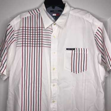 Tommy Jeans Retro Tommy Hilfiger Jeans Shirt Butt… - image 1