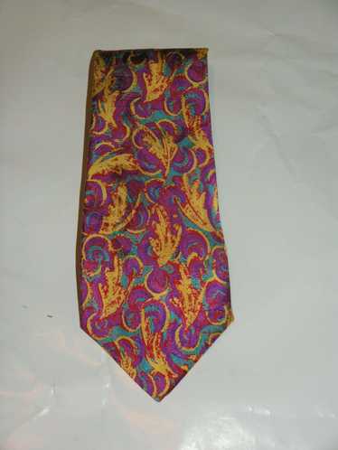 Brioni Vintage Abstract Floral Silk Tie