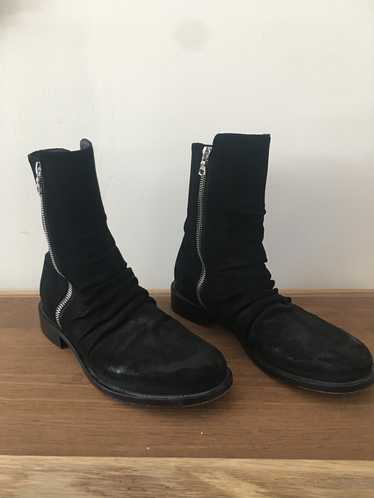 AMIRI stack boots スエードサイドジップブーツ アミリ AMIRI STACK BOOT ダブルサイドジップヌバックスタック