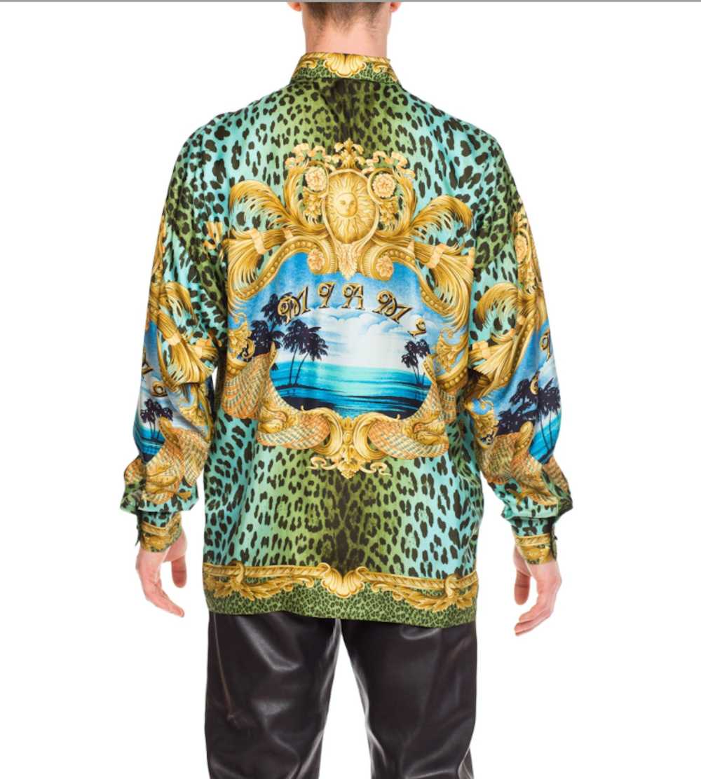 Versace Vintage Gianni Versace Miami 1993 Leopard… - image 1