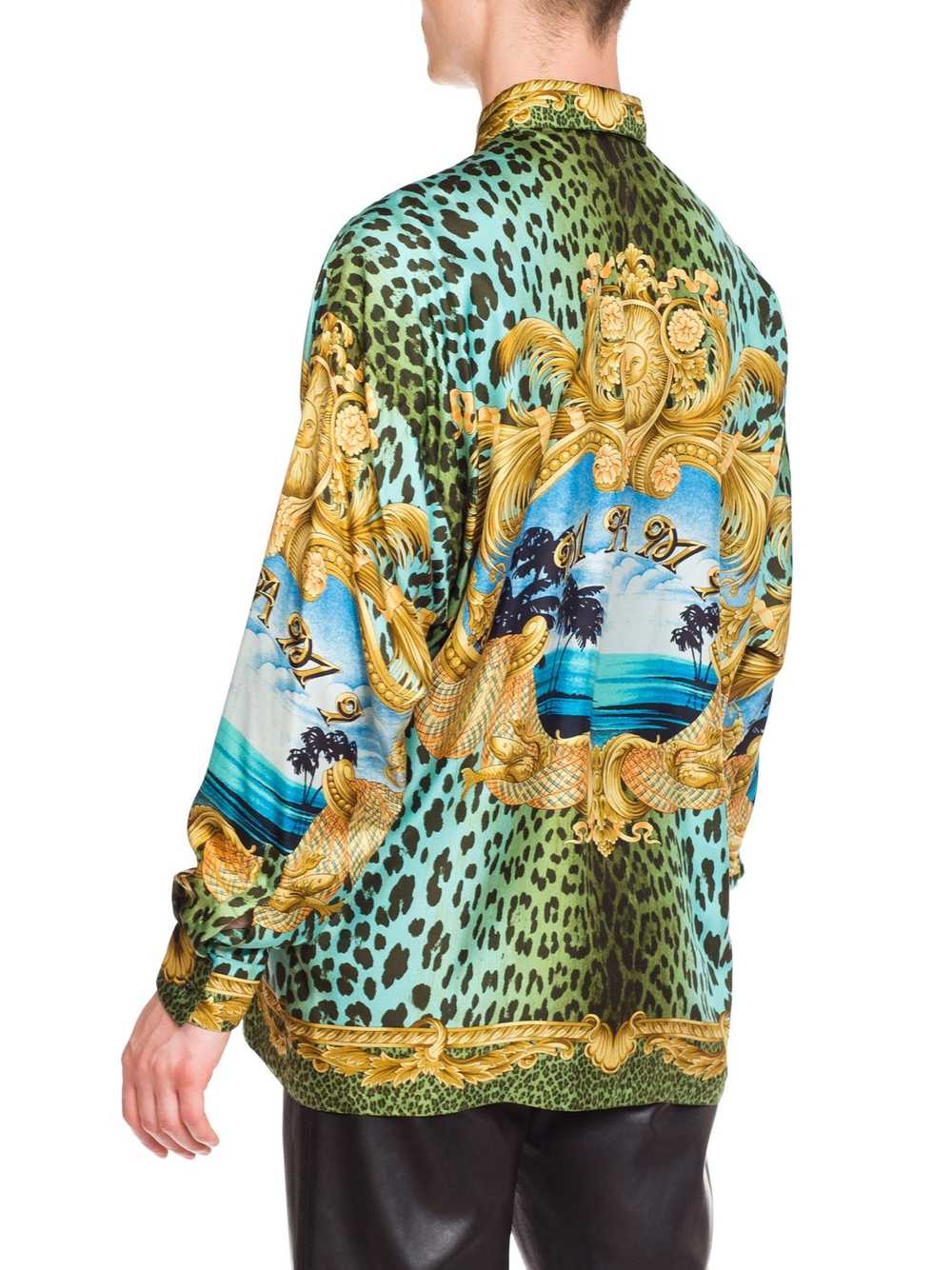 Versace Vintage Gianni Versace Miami 1993 Leopard… - image 2