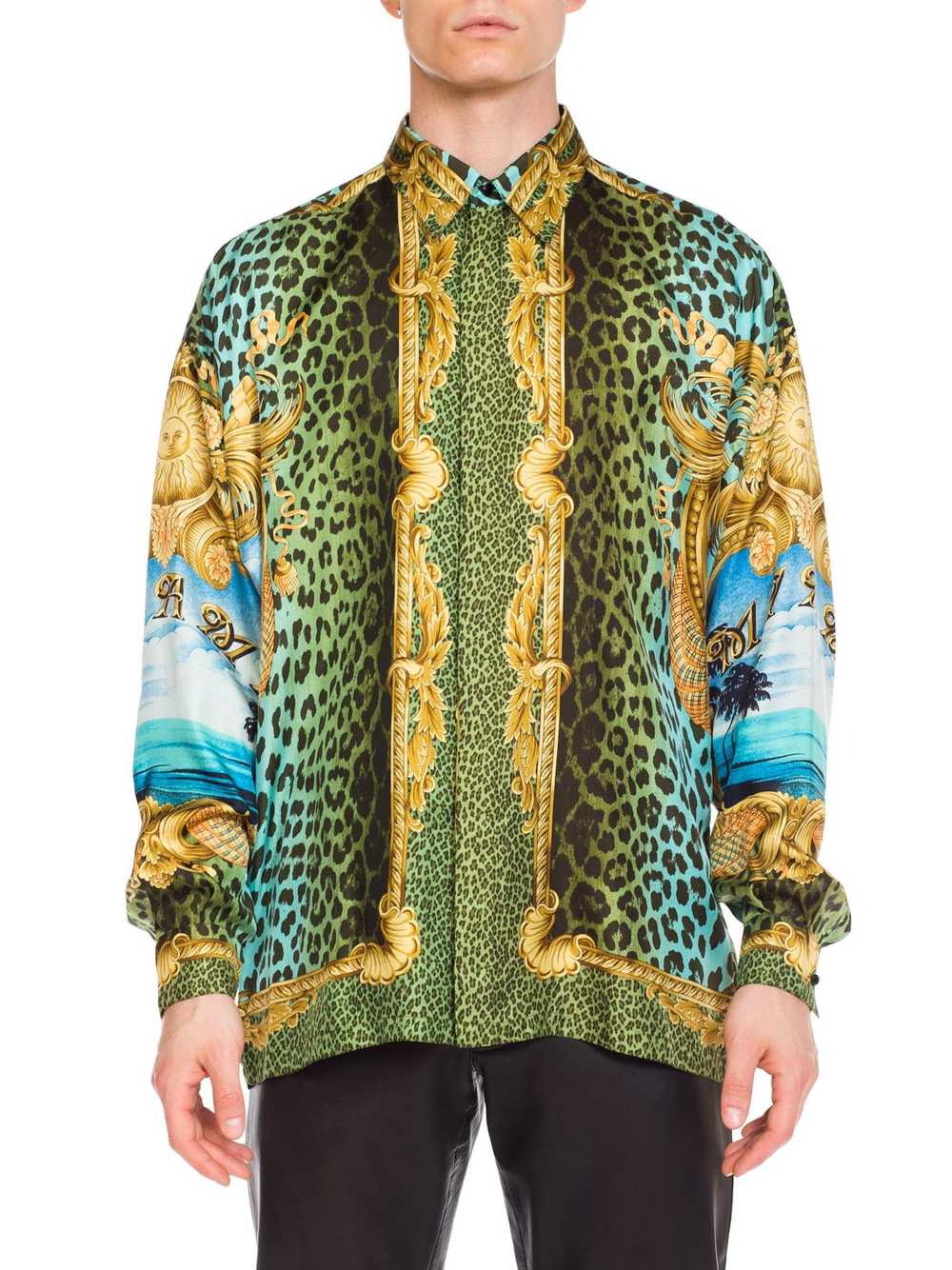 Versace Vintage Gianni Versace Miami 1993 Leopard… - image 3