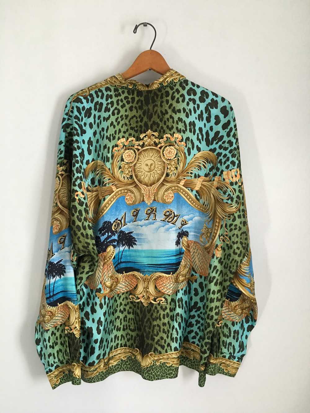 Versace Vintage Gianni Versace Miami 1993 Leopard… - image 7