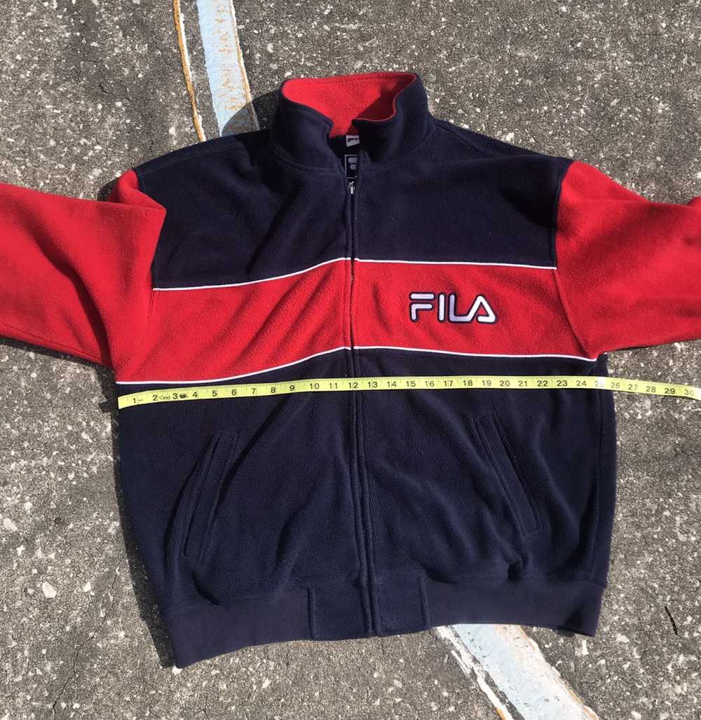 Fila × Made In Usa × Vintage FILA Jacket Zip Flee… - image 6