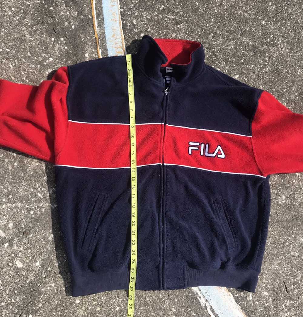 Fila × Made In Usa × Vintage FILA Jacket Zip Flee… - image 7
