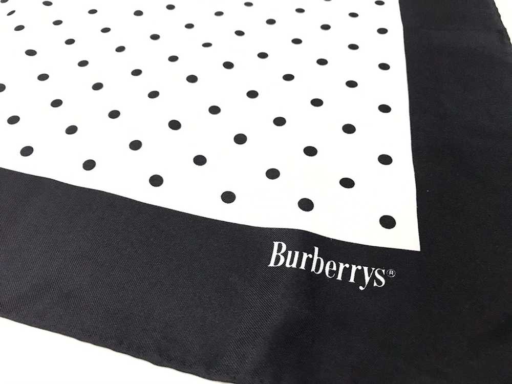 Burberry × Vintage 🔥🔥Burberry Scarf Silk Polka … - image 2