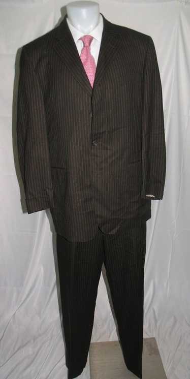 Alfred Dunhill Flat Front Three Button Suit 44L