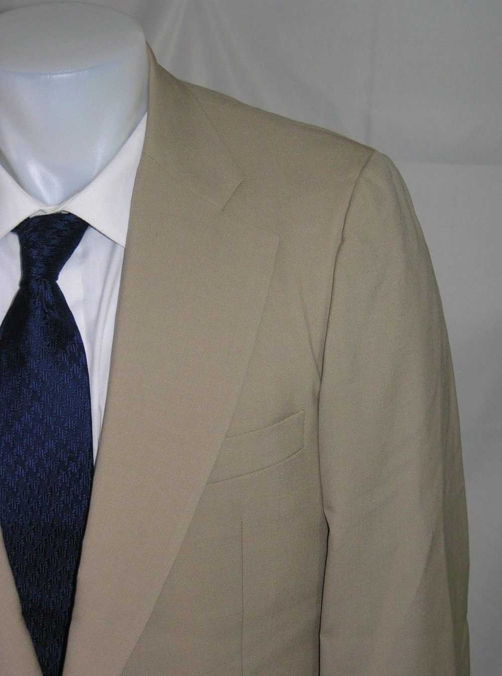Alfred Dunhill Bespoke Two Button Blazer 40R - image 3