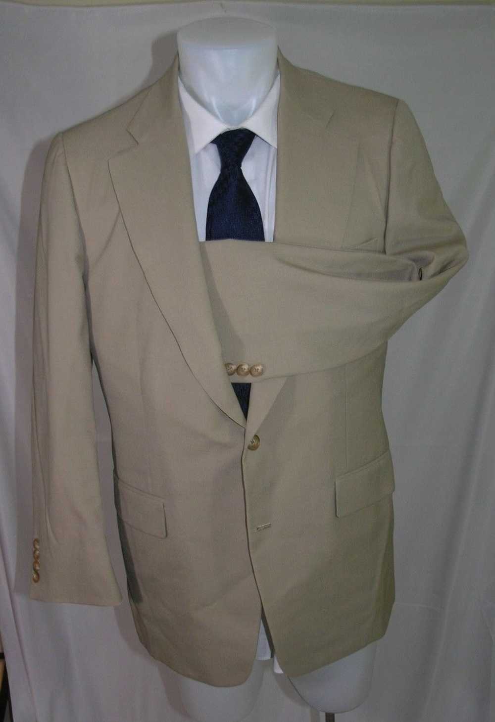 Alfred Dunhill Bespoke Two Button Blazer 40R - image 4