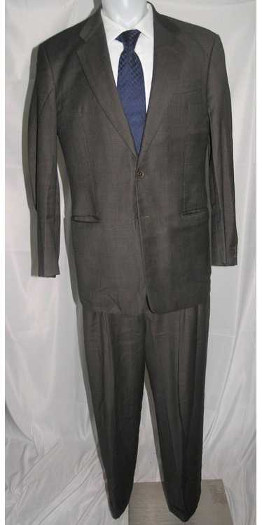 Armani Collezioni Two Button Birdseye 42L