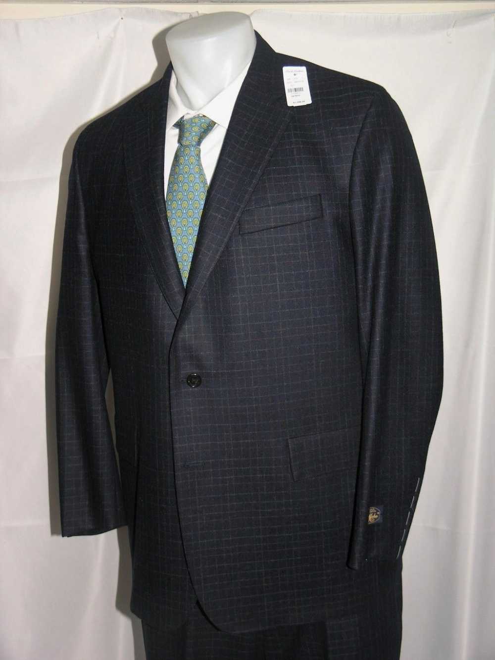 Brooks Brothers Own Make 3/2 Flannel Weight Suit … - image 7