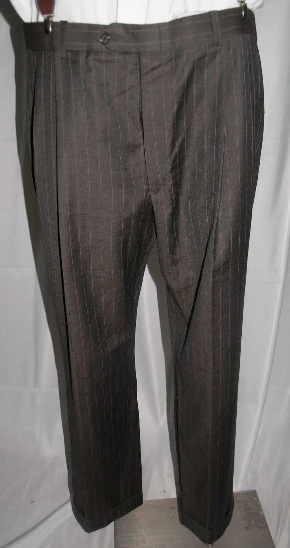 David August Bespoke Custom Two Button Suit 46L - image 10