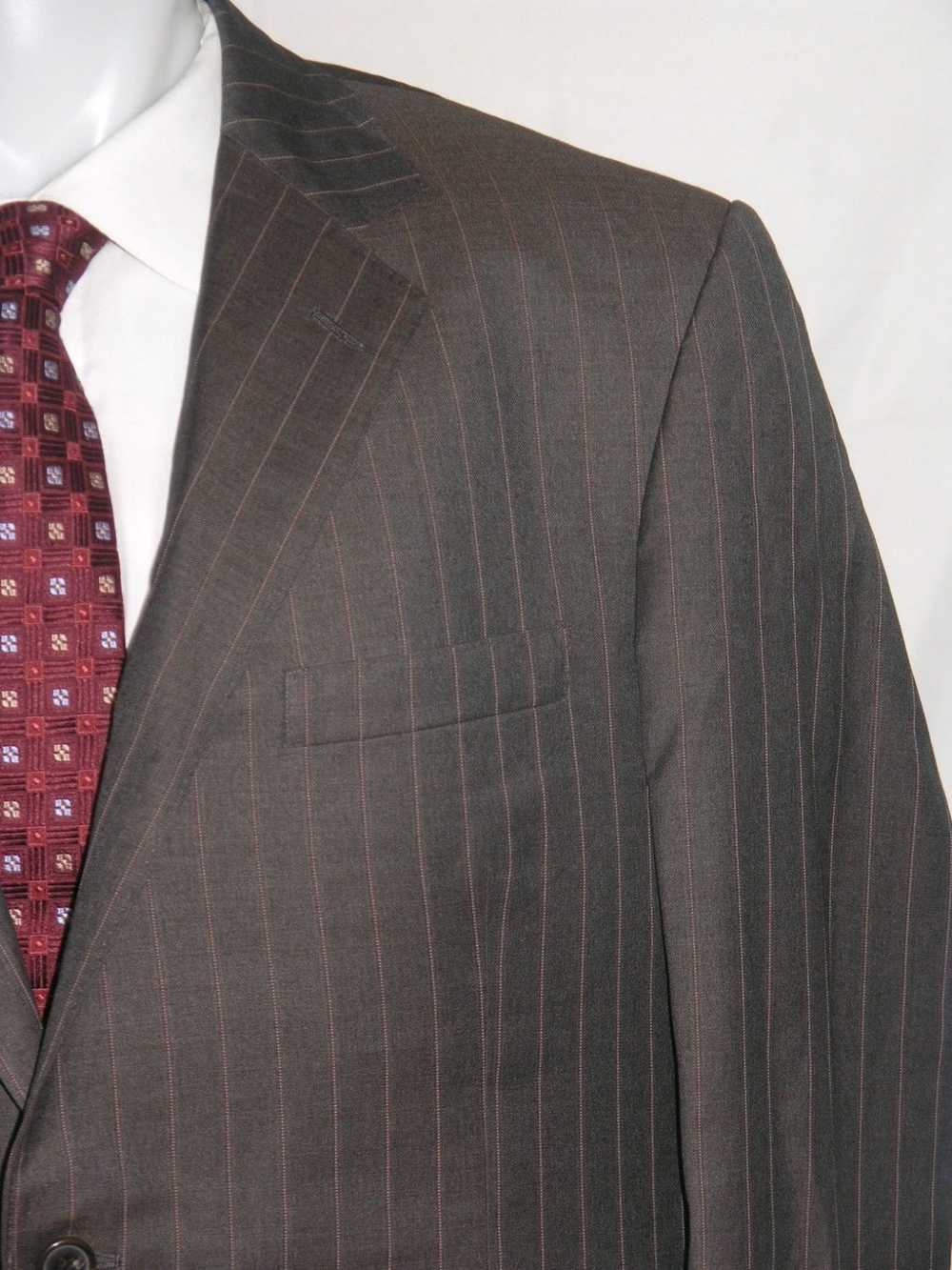 David August Bespoke Custom Two Button Suit 46L - image 5