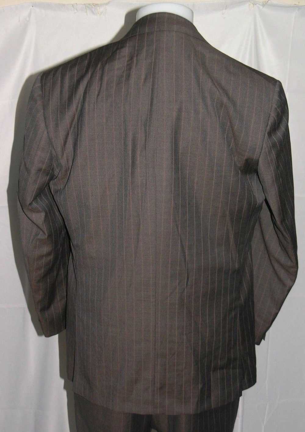 David August Bespoke Custom Two Button Suit 46L - image 8