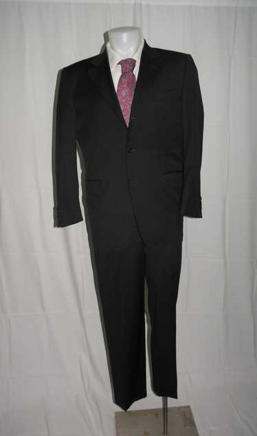 Canali Three Roll Two Pinstriped Suit 40R