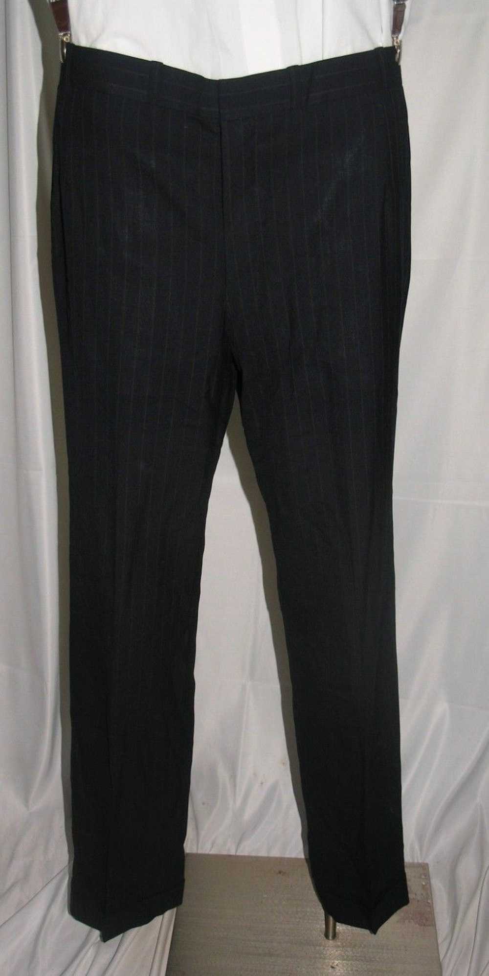 Anderson Sheppard Bespoke Flat Front Dress Pants … - image 1