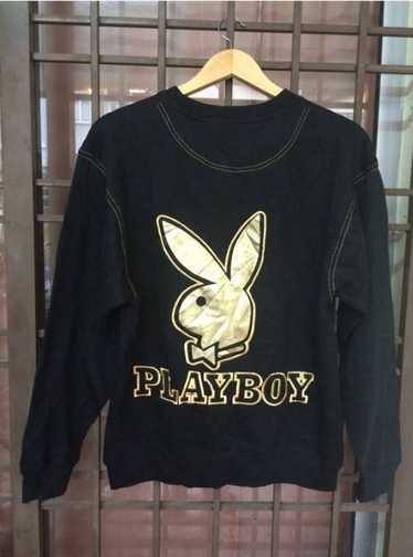 Playboy Playboy Big Bunny Gold Logo Spell Out Nice De Gem