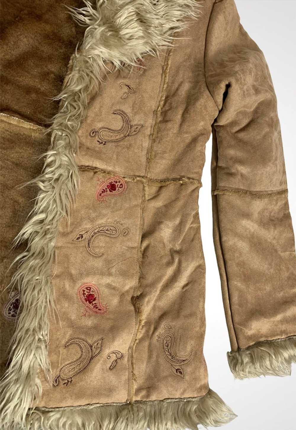 Afghan penny lane jacket y2k embroidered - image 5