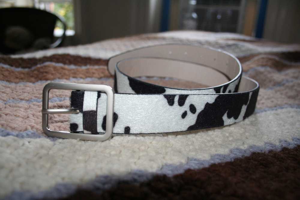 Vintage Zebra Belt - image 3