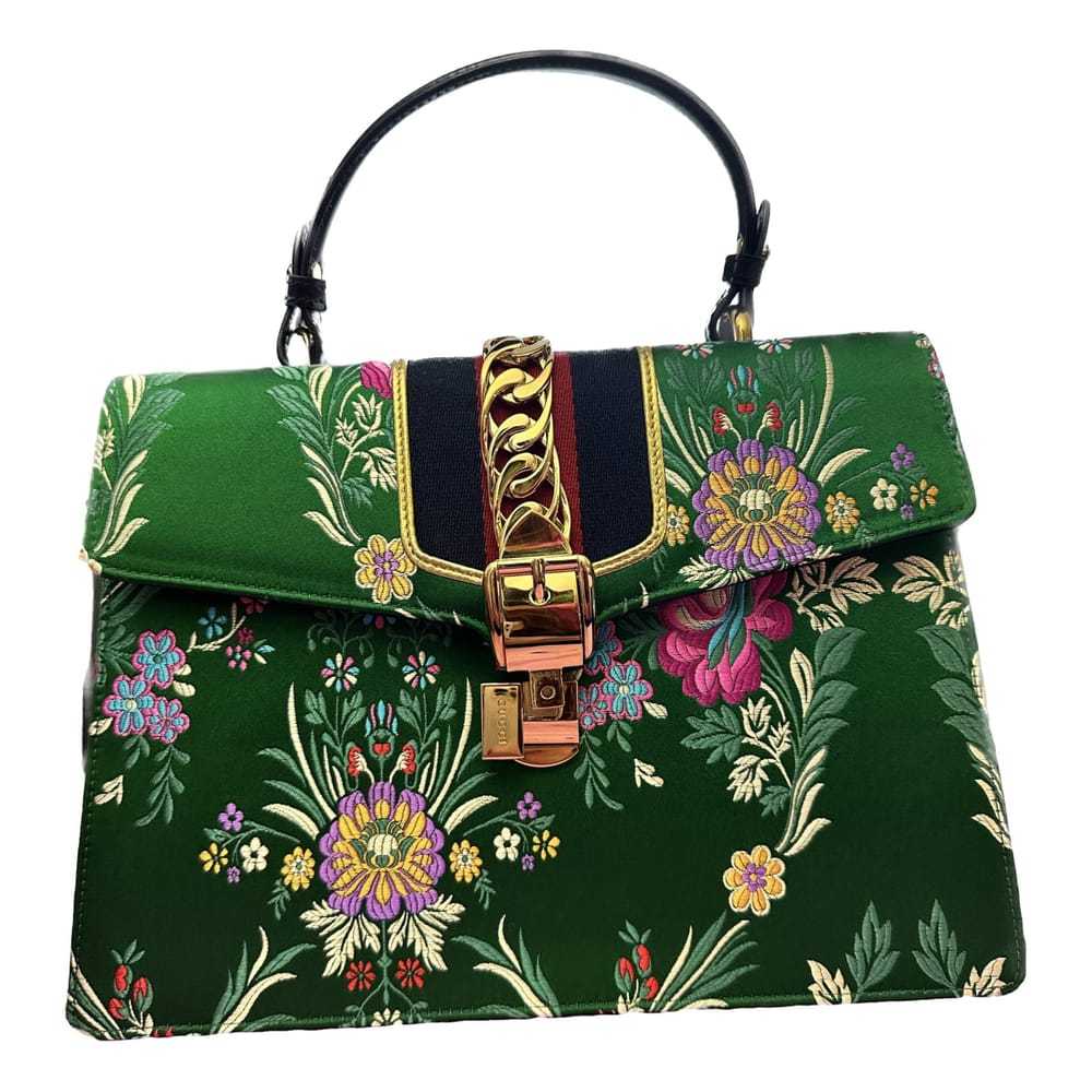 Gucci Sylvie silk handbag - image 1
