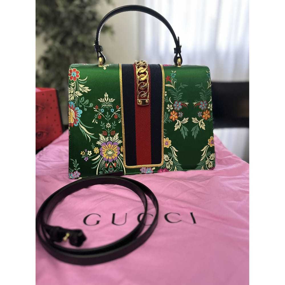 Gucci Sylvie silk handbag - image 3