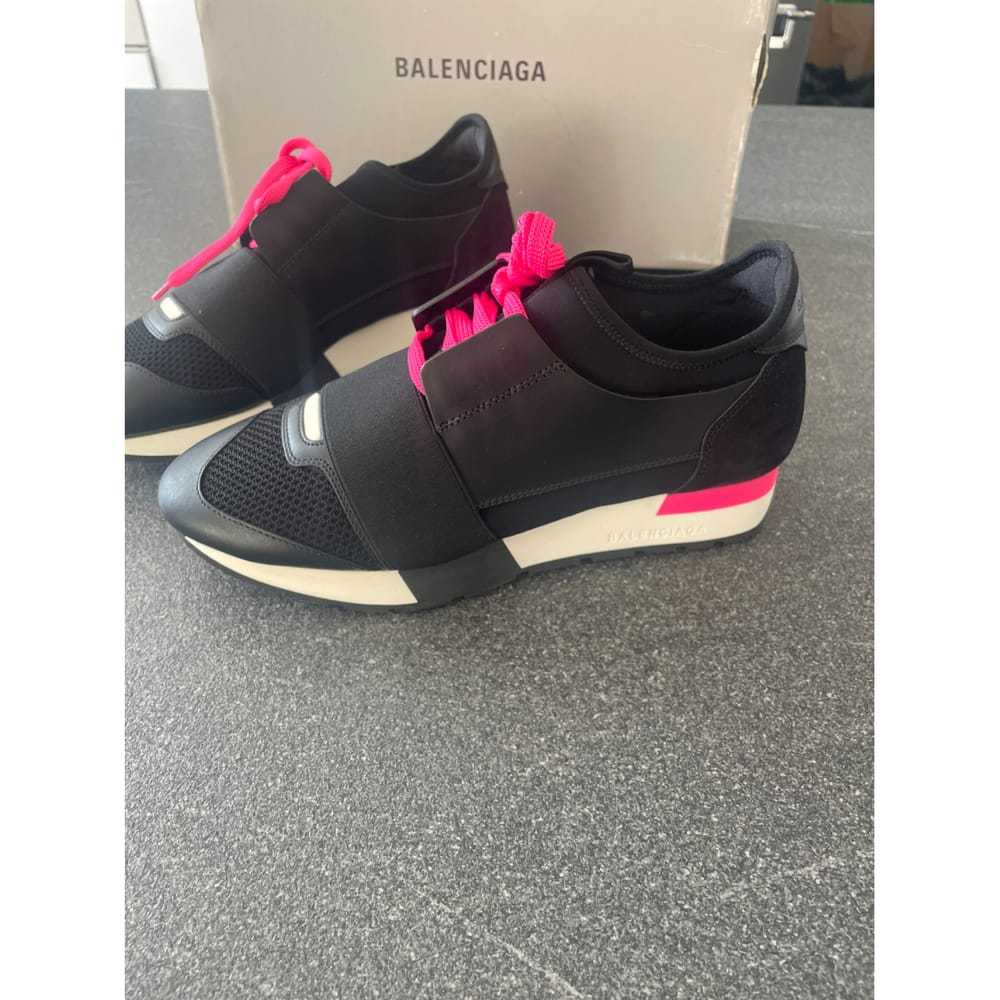 Balenciaga Race leather trainers - image 2