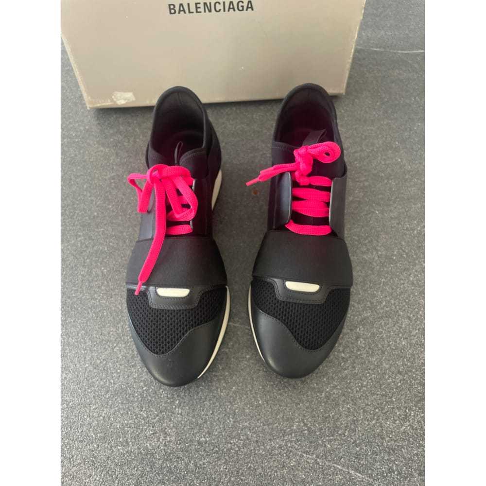 Balenciaga Race leather trainers - image 3