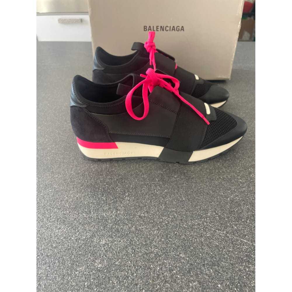 Balenciaga Race leather trainers - image 4