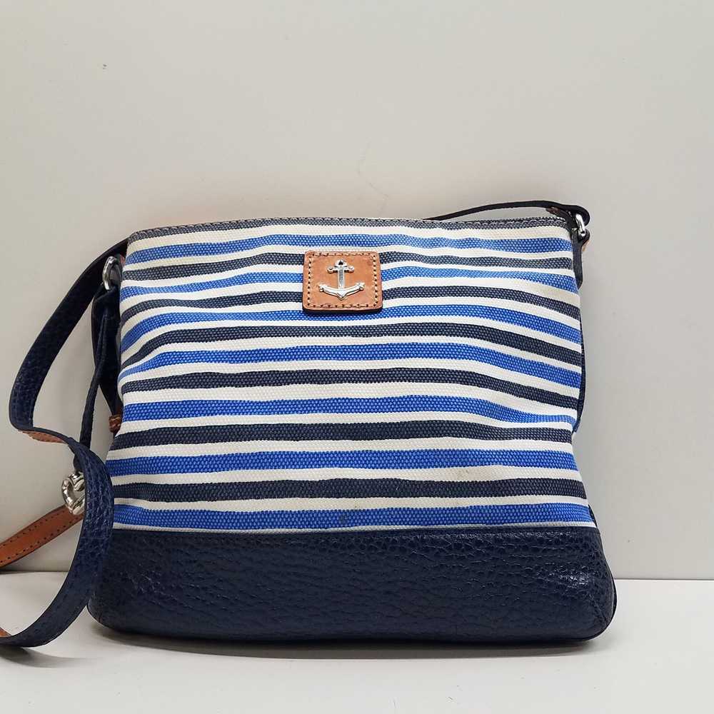 Brighton Vera Striped Anchor Canvas Small Shoulde… - image 2