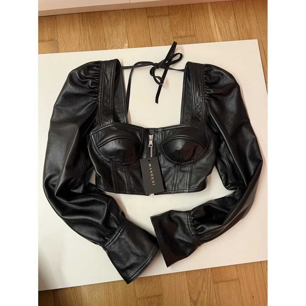 Manokhi Leather corset - image 2