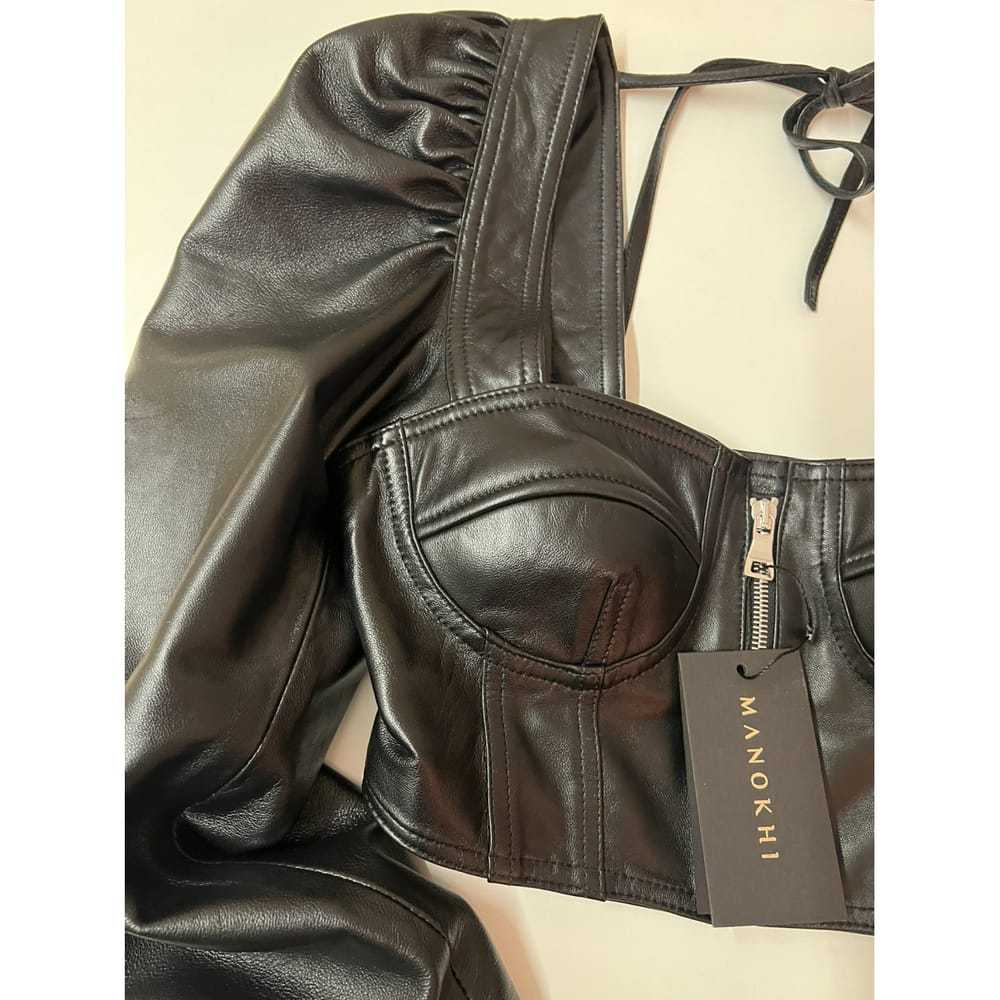 Manokhi Leather corset - image 3