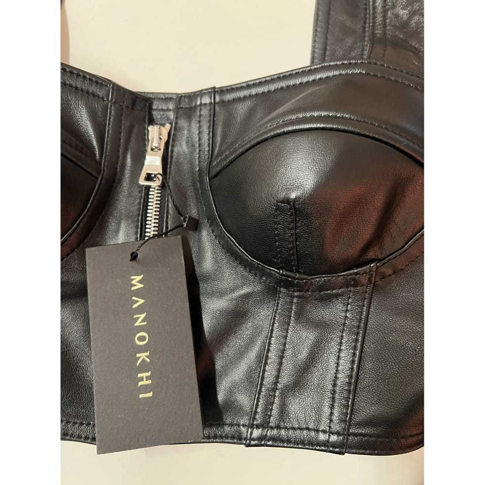 Manokhi Leather corset - image 4