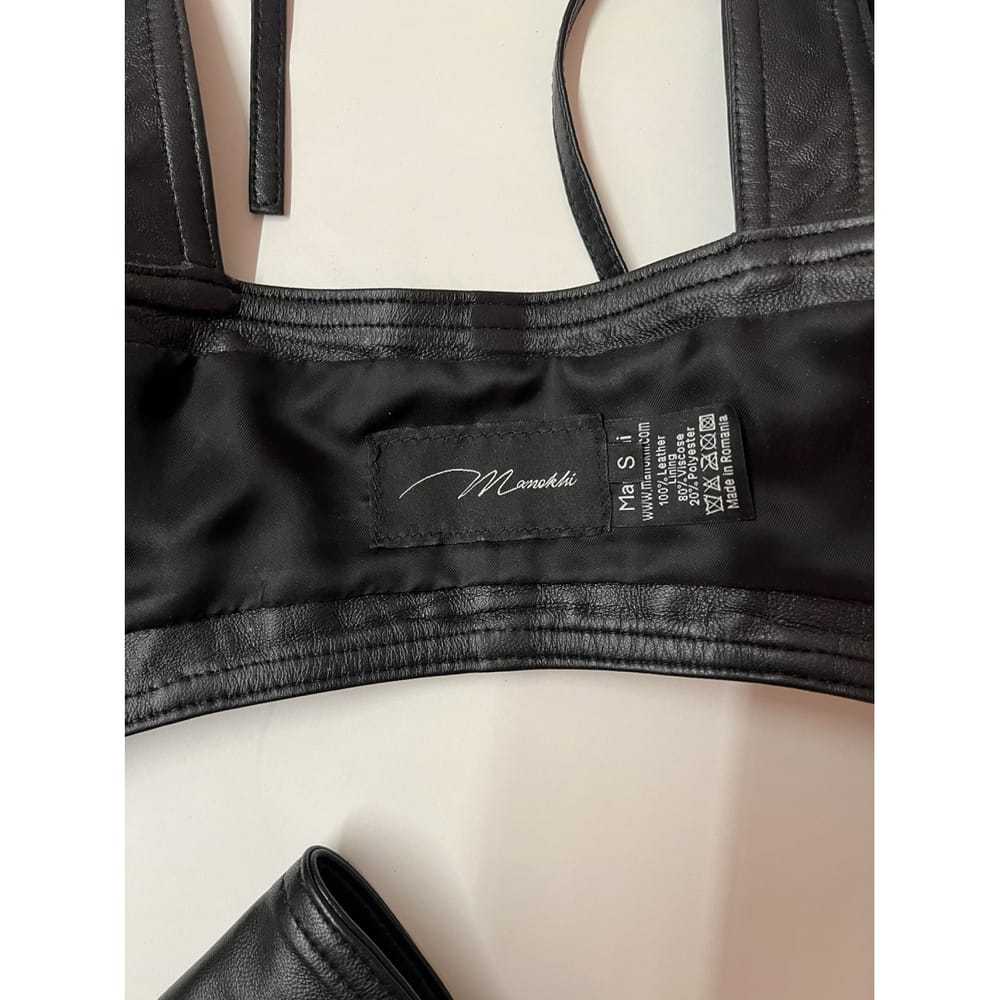 Manokhi Leather corset - image 9